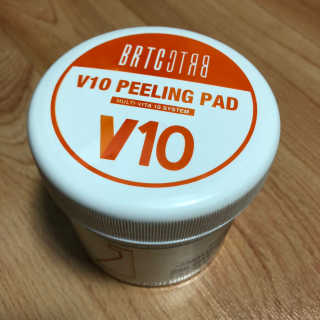 비알티씨 V10 필링패드 — 3점을 준 리뷰어가 2019년 1월 올린 사용 사진