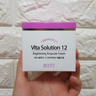 지고트 비타솔루션12 브라이트닝 앰플 크림 100ml — 5점을 준 리뷰어가 2019년 6월 올린 사용 사진
