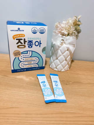 메이준뉴트리 모유유래 유산균 장좋아 2gx30포 — 5점을 준 리뷰어가 2020년 2월 올린 사용 사진