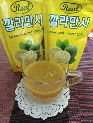 장수농가 리얼깔라만시 — 5점을 준 리뷰어가 2018년 4월 올린 사용 사진