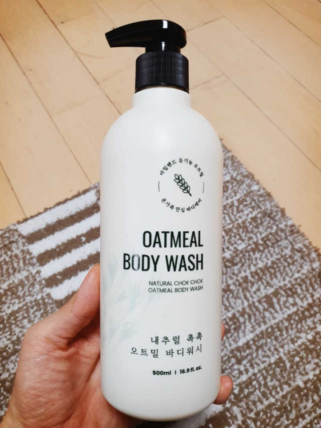 내추럴 촉촉  오트밀 바디워시 500ml 리뷰 사진