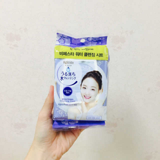 비페스타 클렌징시트 브라이트닝 리뷰 사진