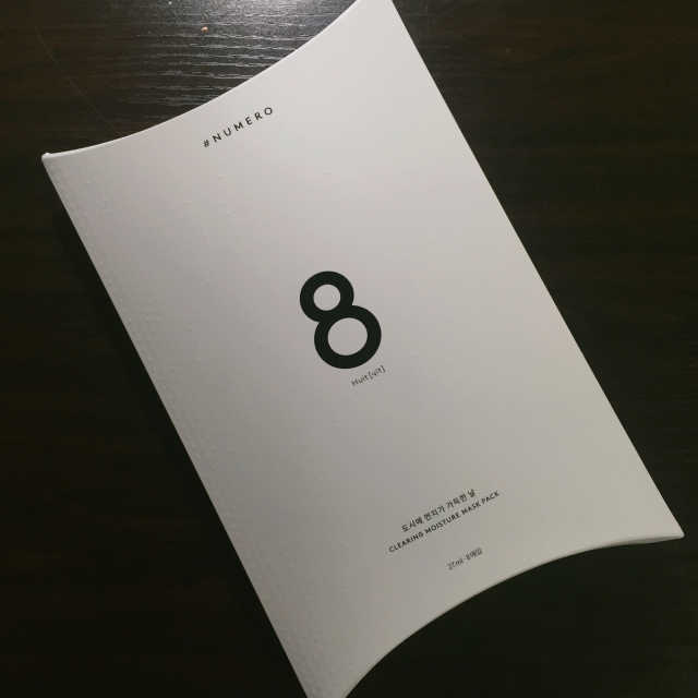 누메로 8 클리어링 모이스처 마스크팩 리뷰 사진