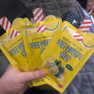 장수농가 리얼깔라만시 원샷 50ml 10팩+보틀 — 5점을 준 리뷰어가 2019년 5월 올린 사용 사진