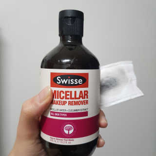 SWISSE 스위스 미셀라 메이크업 리무버 — 5점을 준 리뷰어가 2019년 12월 올린 사용 사진