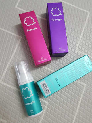 폼글 I foamgle [폼글] 거품가글 50ml 3종 - 민트, 라벤더, 라즈베리 — 5점을 준 리뷰어가 2019년 11월 올린 사용 사진