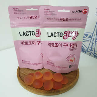 락토조이 구미젤리 복숭아맛 — 5점을 준 리뷰어가 2019년 8월 올린 사용 사진