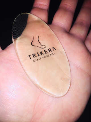 TRIKERA – 피부에 흠집이없는 발 스크럽 제품 — 4점을 준 리뷰어가 2019년 12월 올린 사용 사진