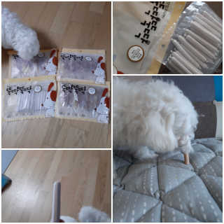 [펫토리아] 뚝딱뚝딱 400g 강아지 간식 베스트5종 — 5점을 준 리뷰어가 2019년 1월 올린 사용 사진