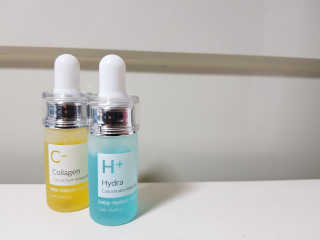 클리앳 x 클리앳 콜라겐+하이드라 컨센트레이트앰플 각 12ml — 4.67점을 준 리뷰어가 2018년 3월 올린 사용 사진
