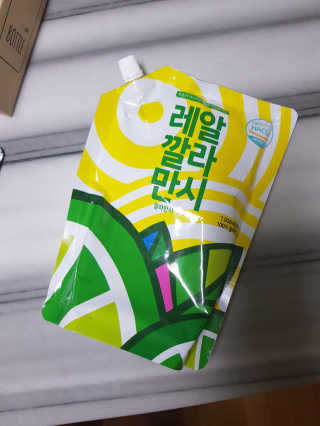 [바로푸드] 레알깔라만시1팩 + 맛깔라5팩 + 보틀1병 — 5점을 준 리뷰어가 2019년 8월 올린 사용 사진