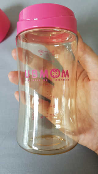유비맘 PPSU 젖병 노꼭지_260ml_컬러 랜덤 발송 — 4점을 준 리뷰어가 2020년 2월 올린 사용 사진