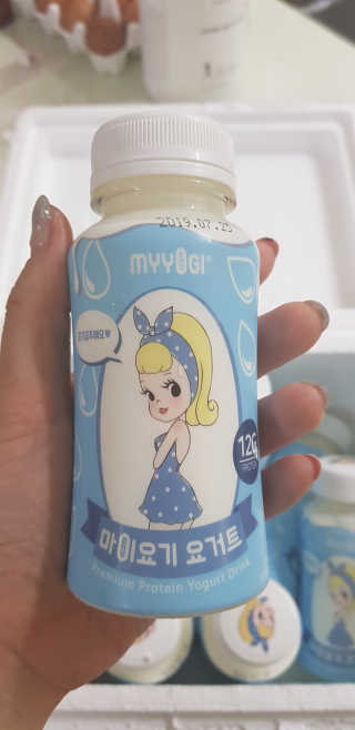 마이요기 요거트 — 5점을 준 리뷰어가 2019년 7월 올린 사용 사진