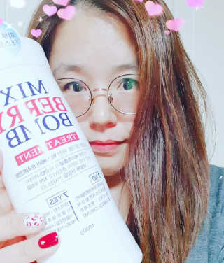 (주)에네스티 믹스베리 폭탄 트리트먼트 1000g — 5점을 준 리뷰어가 2019년 10월 올린 사용 사진