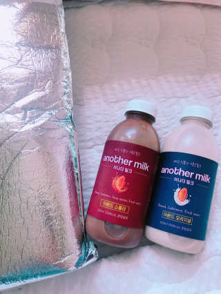 식사대용 아몬드밀크 어나더밀크 500ml X 2병 — 5점을 준 리뷰어가 2018년 9월 올린 사용 사진