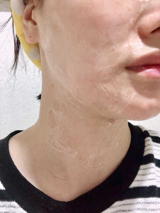 샤인피에이치 쏘큐 리프팅업 페이스 마스크 — 5점을 준 리뷰어가 2019년 1월 올린 사용 사진