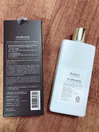 아미니 릴렉싱 샤워 크림 — 5점을 준 리뷰어가 2020년 1월 올린 사용 사진