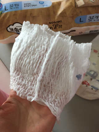 보솜이 액션핏 팬티형 — 5점을 준 리뷰어가 2019년 3월 올린 사용 사진