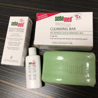 세바메드 클래식 클렌징 바[비누] + 바디로션 15ml — 4점을 준 리뷰어가 2019년 9월 올린 사용 사진
