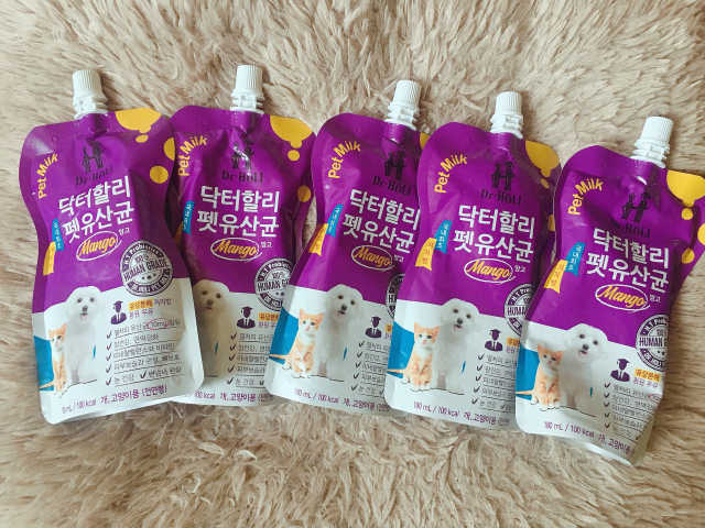 닥터할리 펫유산균 5ea 리뷰 사진