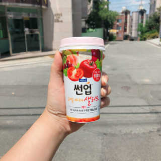 과일야채샐러드 썬업 과일야채 샐러드 3종 — 5점을 준 리뷰어가 2018년 8월 올린 사용 사진