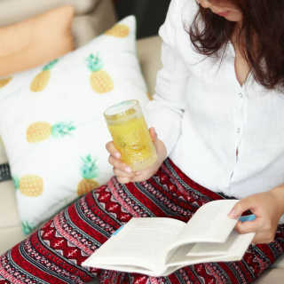센트룸 아쿠아비타 레몬향, 딸기향 — 5점을 준 리뷰어가 2019년 6월 올린 사용 사진