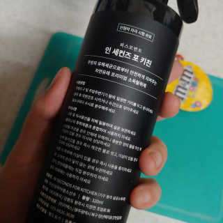 PEACE MOMENT 피스모먼트 인세컨즈포키친 320mL 천연살균소독제 — 5점을 준 리뷰어가 2018년 10월 올린 사용 사진