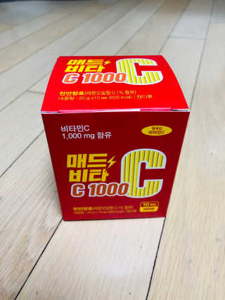 매드비타C 1000 — 4점을 준 리뷰어가 2019년 4월 올린 사용 사진