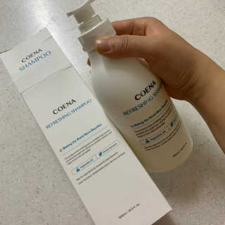 코에나샴푸 500ml — 3.5점을 준 리뷰어가 2019년 7월 올린 사용 사진