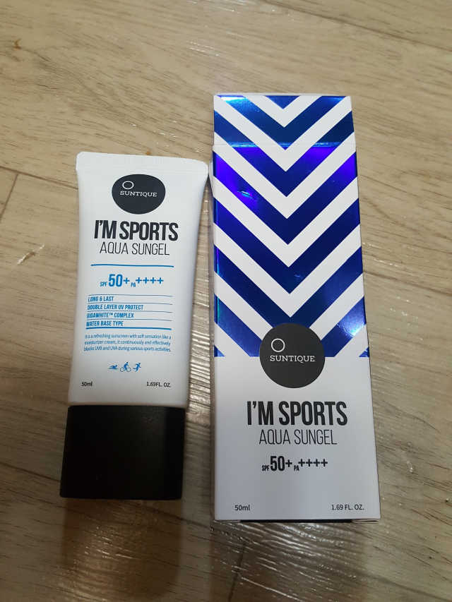 선티크 아임스포츠 아쿠아선젤 리뷰 사진