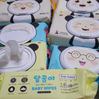 달곰이 물티슈 — 5점을 준 리뷰어가 2018년 7월 올린 사용 사진