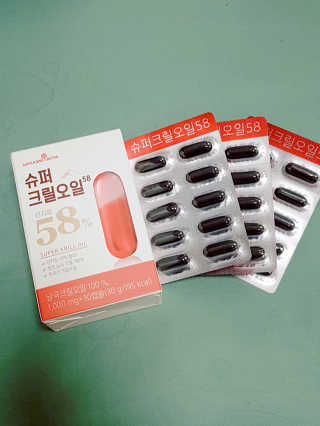메이준뉴트리 슈퍼 크릴 오일58 1000mg x 30캡슐 — 5점을 준 리뷰어가 2020년 2월 올린 사용 사진