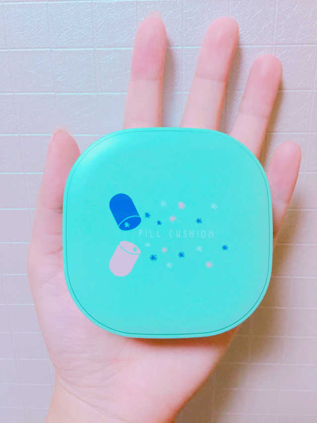 알약쿠션 리뷰 사진