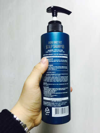 다슈코리아 다슈 데일리 패스트 한방 두피 샴푸 500ml — 5점을 준 리뷰어가 2018년 2월 올린 사용 사진