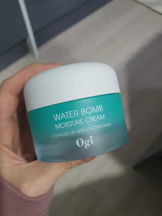 오지아이 워터 밤 모이스처 크림 50ml — 4점을 준 리뷰어가 2020년 2월 올린 사용 사진