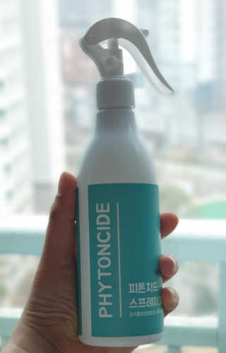 화목한가정 순수니아 피톤치드 스프레이 300ml — 4점을 준 리뷰어가 2019년 3월 올린 사용 사진