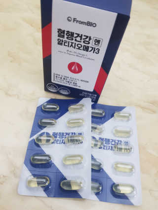 프롬바이오 혈액순환과 눈 건강을 동시에 혈행건강엔알티지오메3 — 5점을 준 리뷰어가 2019년 11월 올린 사용 사진