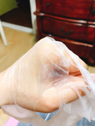 웰더마 사파이어 콜라겐 임팩트 에센셜 마스크 — 4점을 준 리뷰어가 2019년 5월 올린 사용 사진