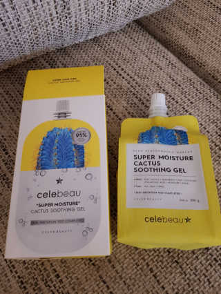 셀레뷰 슈퍼 모이스처 수딩젤 — 5점을 준 리뷰어가 2018년 3월 올린 사용 사진