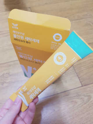 레인보우샵 올인원세탁세제,베이킹소다 스틱포6개입+세탁조클리너 — 3.67점을 준 리뷰어가 2018년 3월 올린 사용 사진