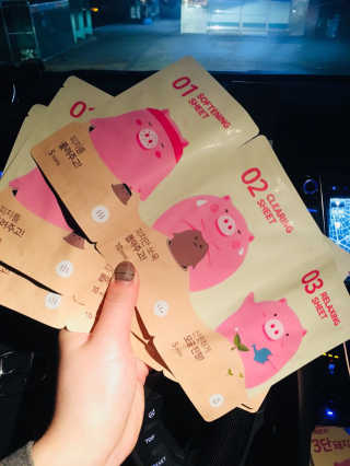 미팩토리 3단 돼지코팩 3매입 X 2 — 5점을 준 리뷰어가 2018년 2월 올린 사용 사진