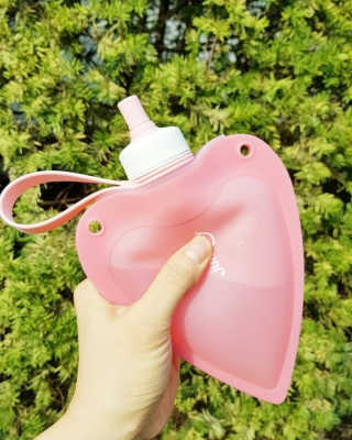 실리만 실리콘 하트 물주머니 250ml WSK 424 — 5점을 준 리뷰어가 2018년 3월 올린 사용 사진