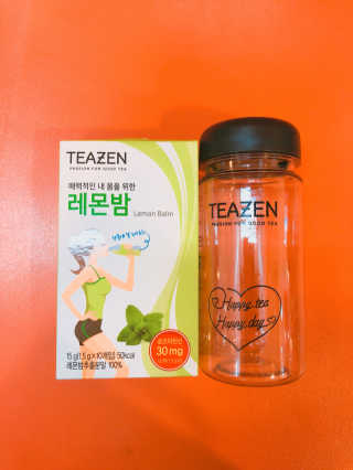 티젠 레몬밤 + 마이보틀 — 4.33점을 준 리뷰어가 2018년 7월 올린 사용 사진