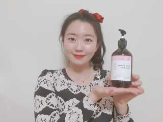 달리프 갈락토미세스 베러 퍼퓸 바디워시 로즈머스크 — 4점을 준 리뷰어가 2020년 2월 올린 사용 사진
