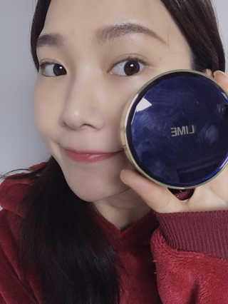 라임코스메틱 V 콜라겐 앰플 쿠션 — 5점을 준 리뷰어가 2020년 2월 올린 사용 사진