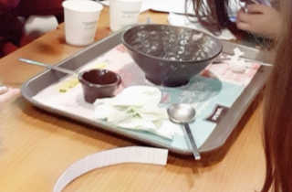 0.8L [공팔데이] 설빙 인절미설빙 기프티콘 — 3.5점을 준 리뷰어가 2019년 6월 올린 사용 사진