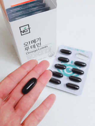 네츄럴굿띵스 오!메가루테인 60일분 — 5점을 준 리뷰어가 2019년 1월 올린 사용 사진