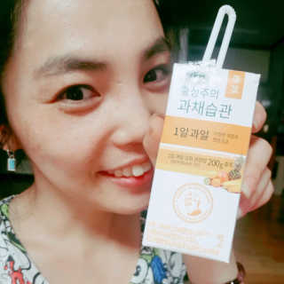 이롬 황성주의 과채습관 1일 야채 과일 주스 랜덤 세트 — 5점을 준 리뷰어가 2018년 7월 올린 사용 사진