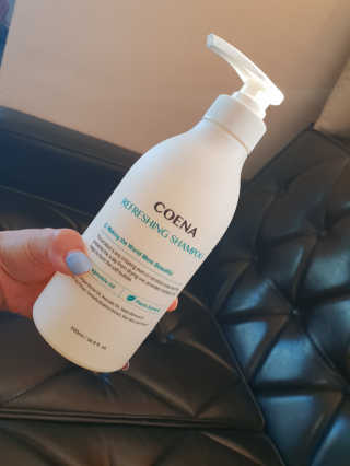 코에나샴푸 500ml — 4점을 준 리뷰어가 2019년 8월 올린 사용 사진