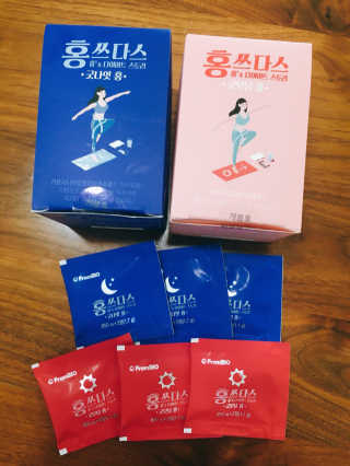 프롬바이오 홍쓰다스 아침,저녁 맞춤형 다이어트식품 14포+14포 — 4점을 준 리뷰어가 2020년 3월 올린 사용 사진
